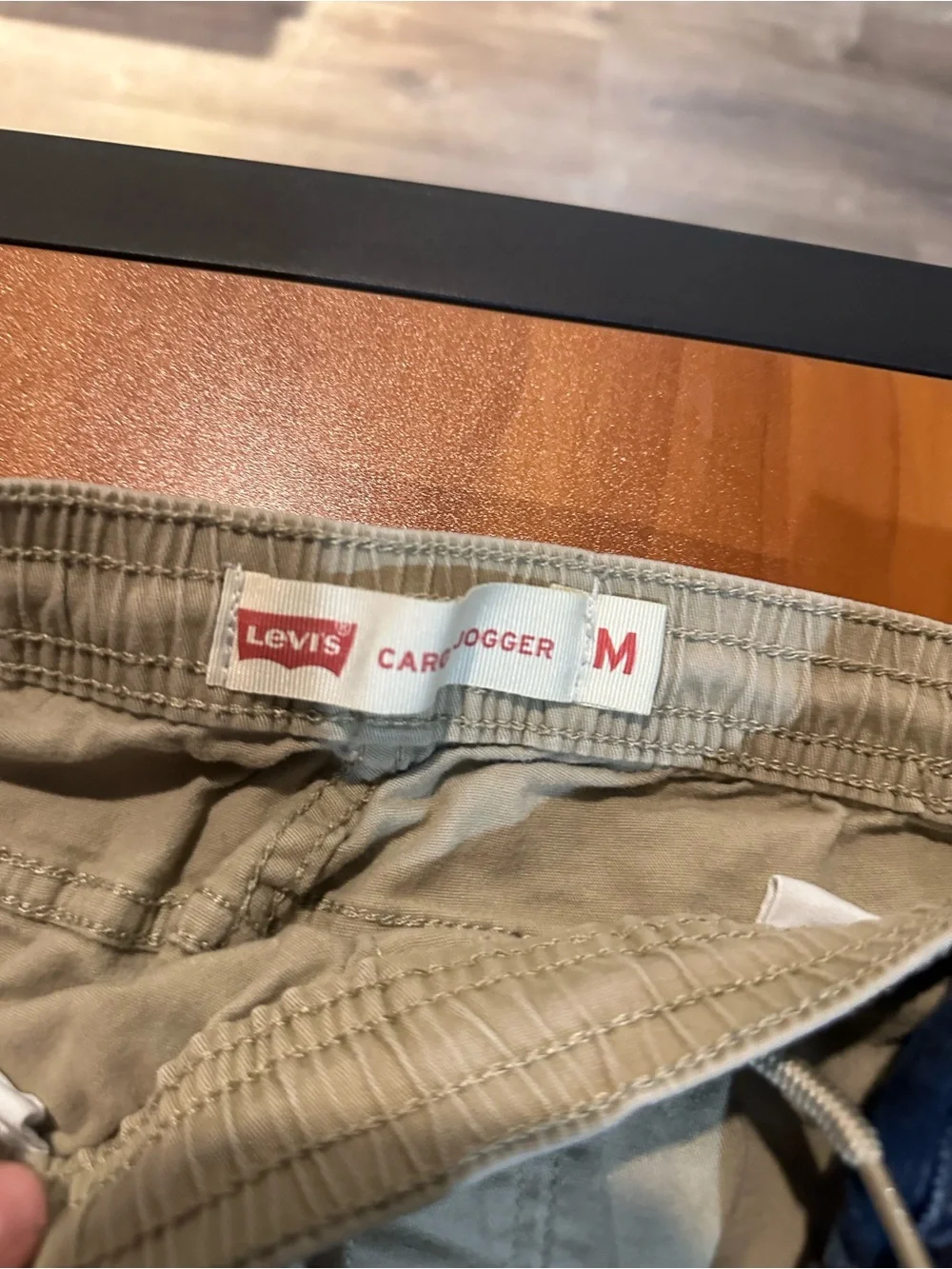 Lot of 2 Boys Pants Size 10/M: Cargo Joggers & Stretch Denim Jeans